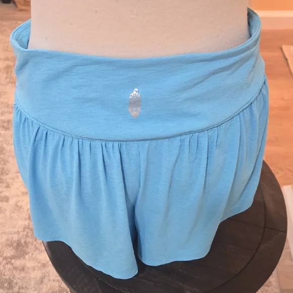 Free People Blue Women's Shorts - Picture 4 of 4